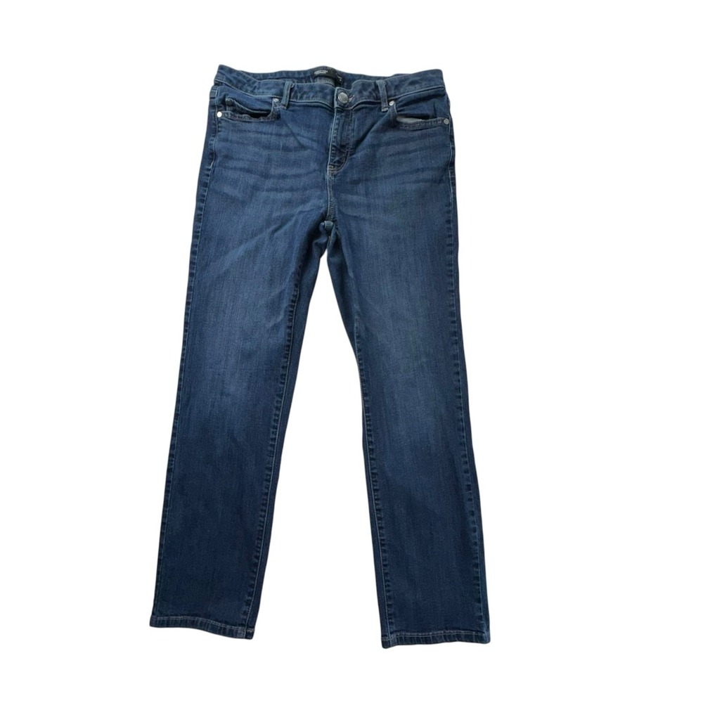 Simply Vera Wang Jeans Straight Flex Mid-rise Women's 12